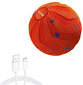 Smart Interactive Dog Toy, Non-toxic E-TPU Indestructible Moving Ball for Aggressive Chewers, Rechargeable Automatic Rolling Pet