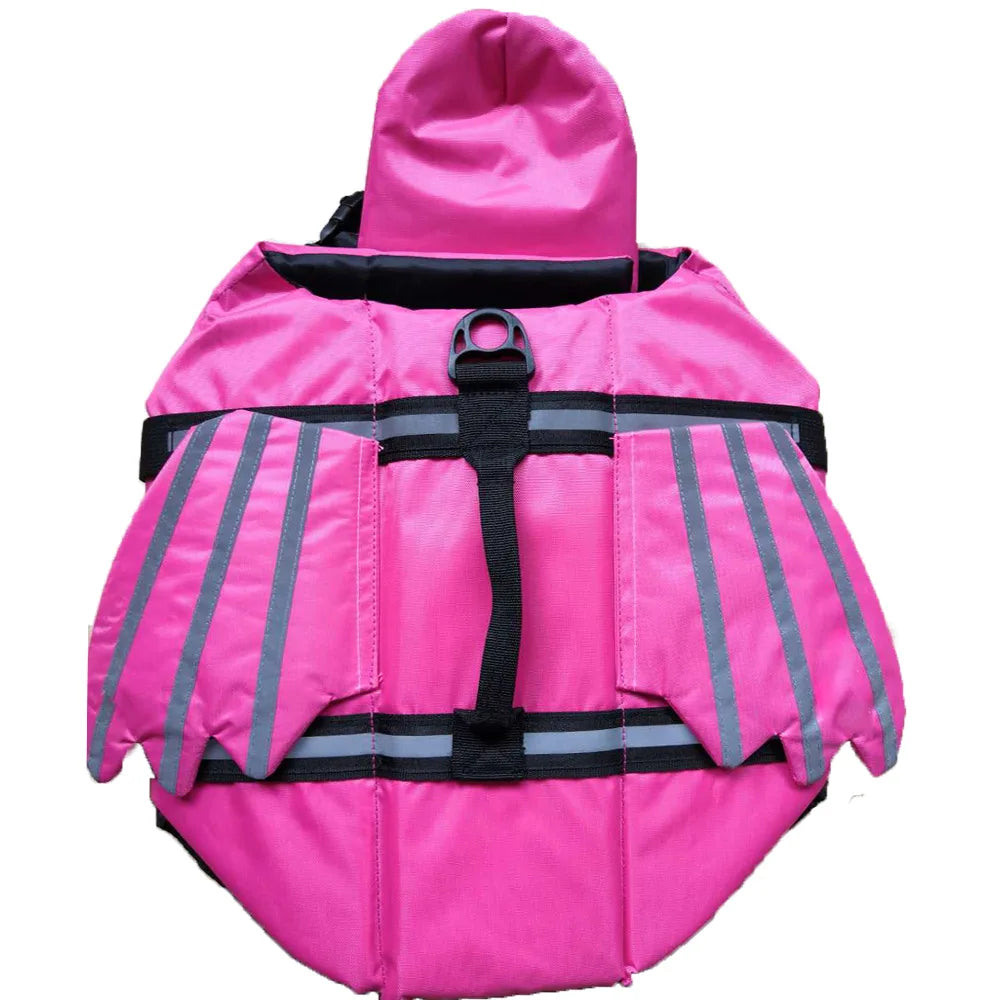 Pet Life Jacket New Reflective Outdoor Dog Clothes Pet Swimsuit Angel Wings Dog Life Jacket Summer Clothes Dog Clothes