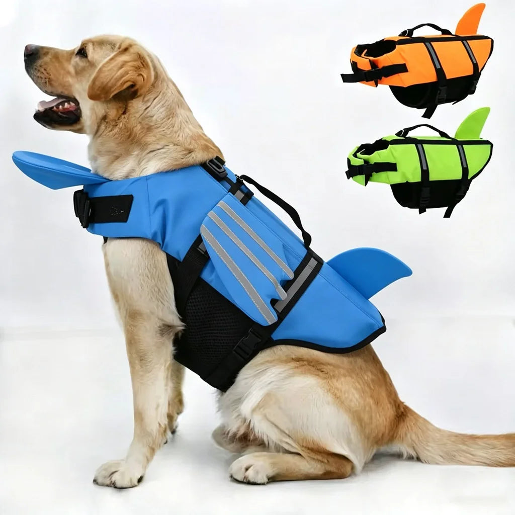 Pet Life Jacket New Reflective Outdoor Dog Clothes Pet Swimsuit Angel Wings Dog Life Jacket Summer Clothes Dog Clothes
