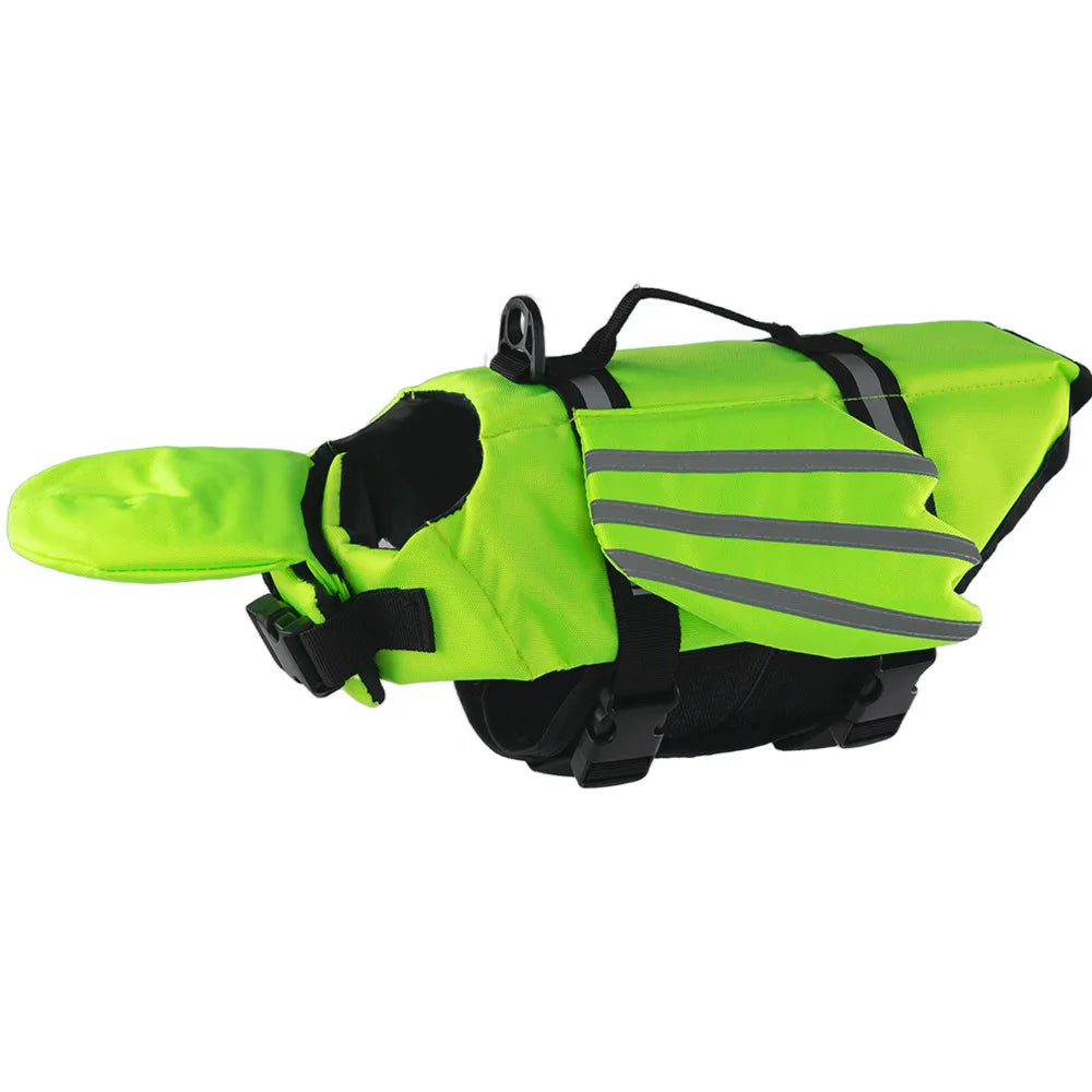 Pet Life Jacket New Reflective Outdoor Dog Clothes Pet Swimsuit Angel Wings Dog Life Jacket Summer Clothes Dog Clothes