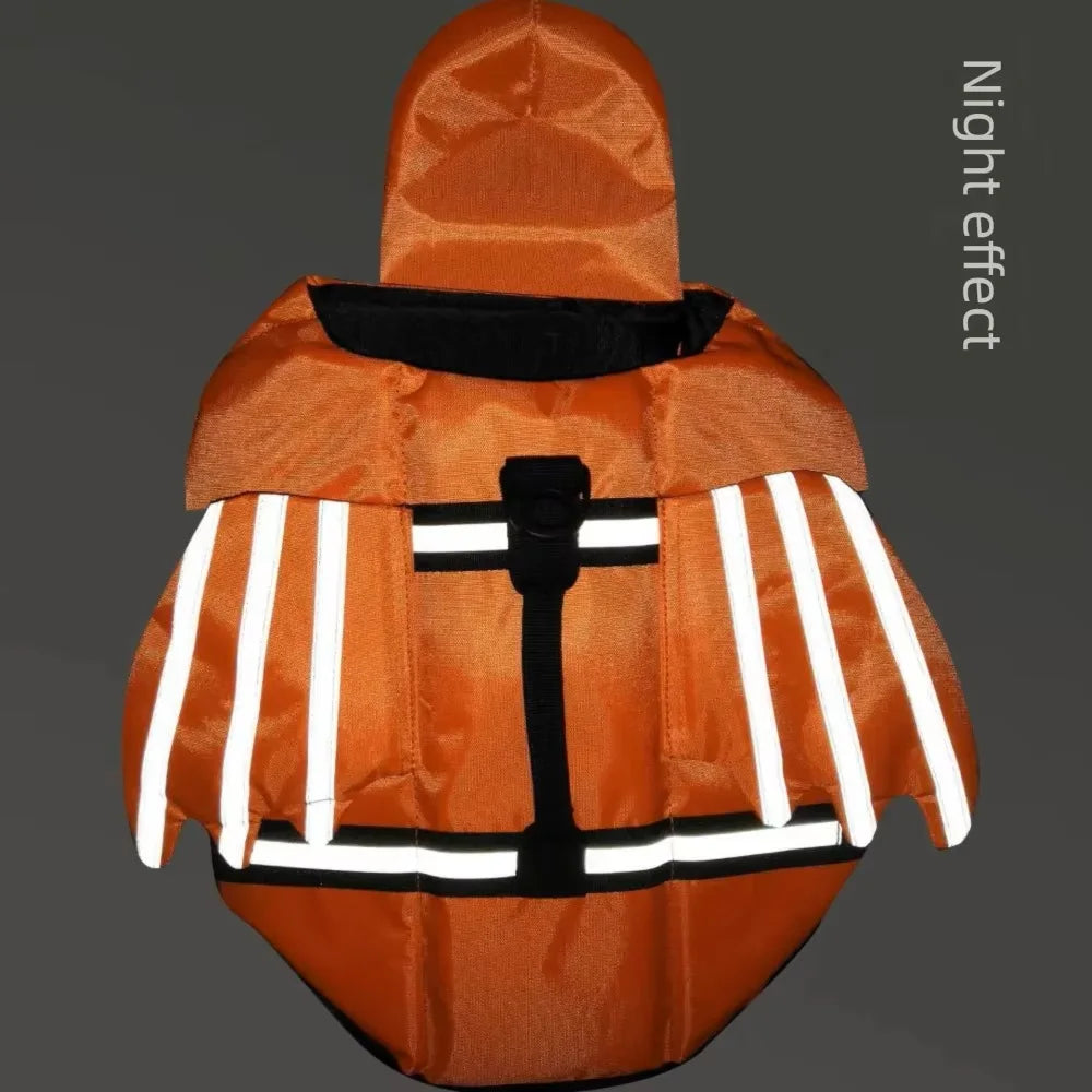 Pet Life Jacket New Reflective Outdoor Dog Clothes Pet Swimsuit Angel Wings Dog Life Jacket Summer Clothes Dog Clothes
